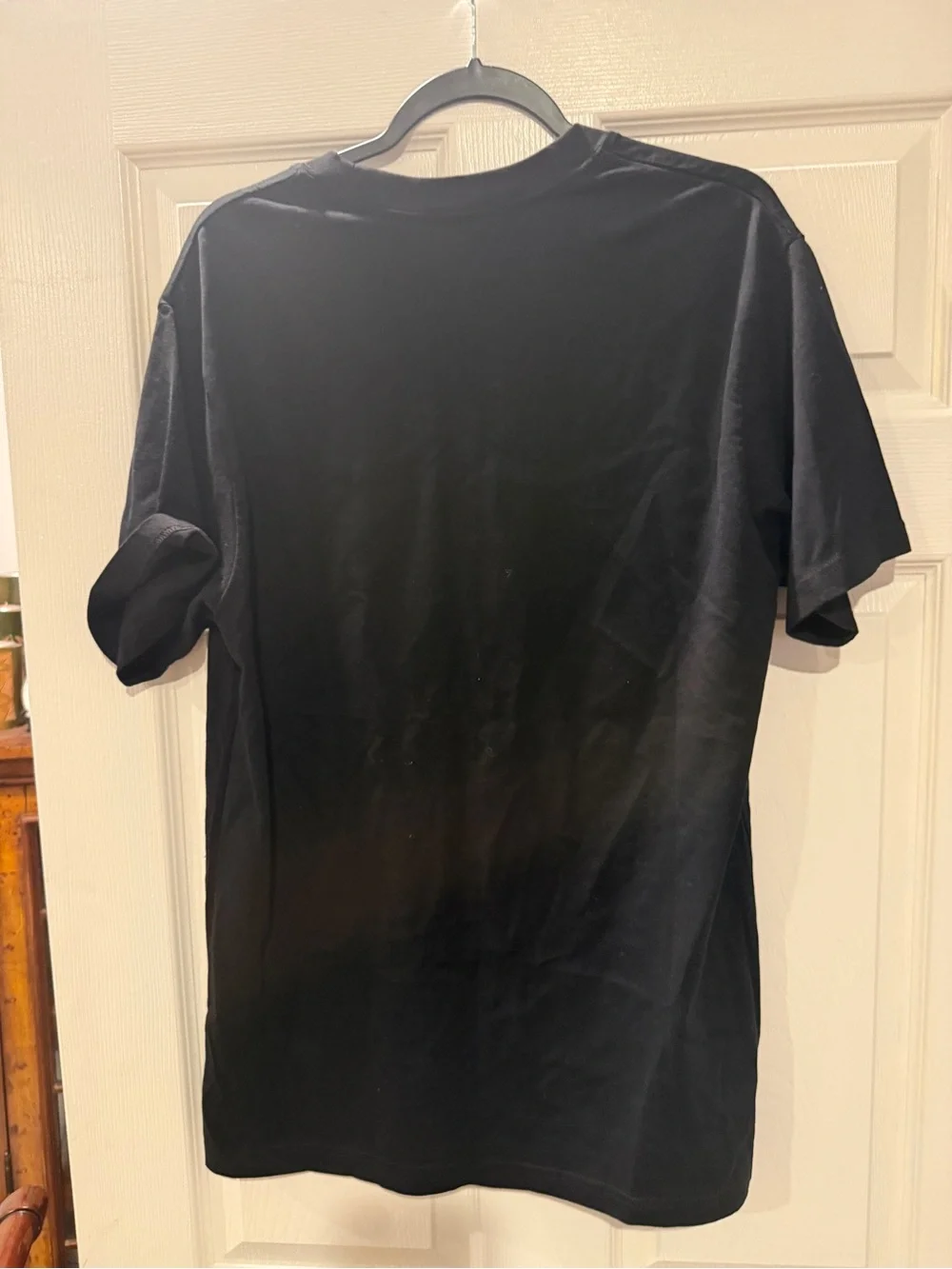 Gucci The North Face Black Logo Short Sleeve Tee with Yellow and Green Accents